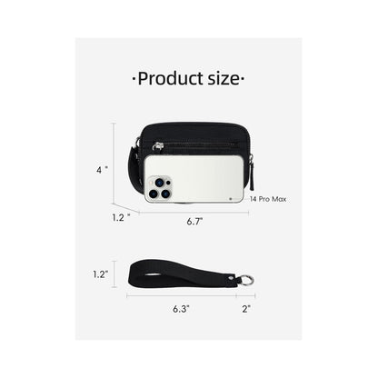 Stylish Women's Nylon Clutch Bag with Pockets