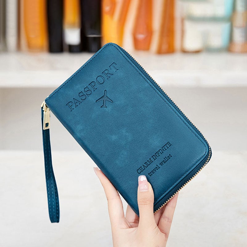 Travel RFID Blocking Passport Wallet