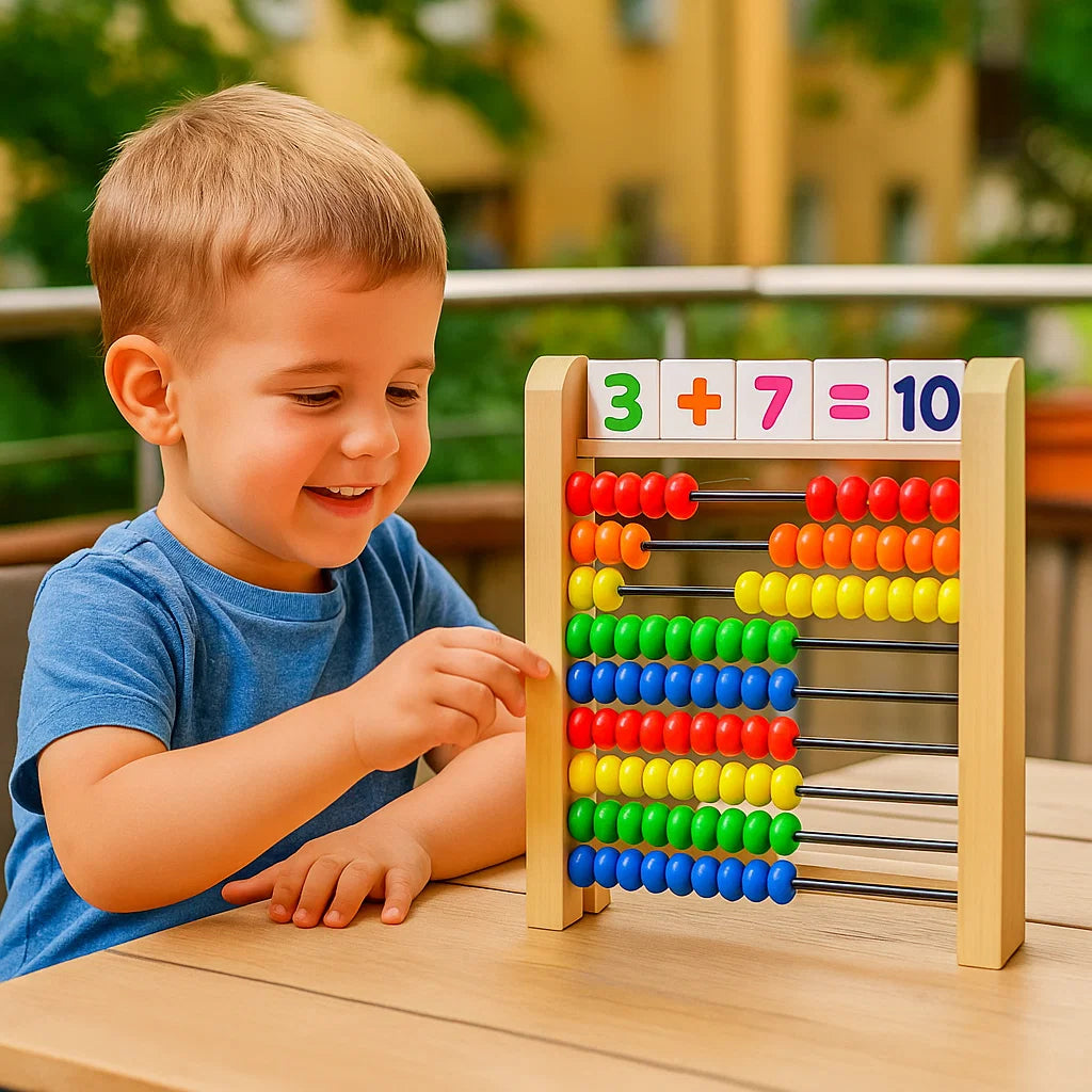 Wooden Number Learning Frame for Kids