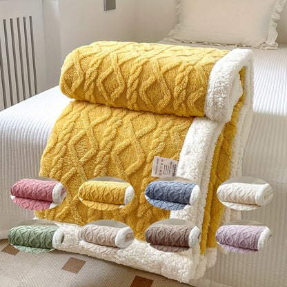 Cozy Plush Throw Blanket for Home Decor