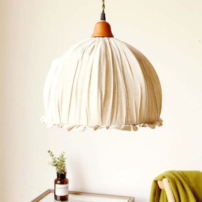 Natural Cotton Pendant Light