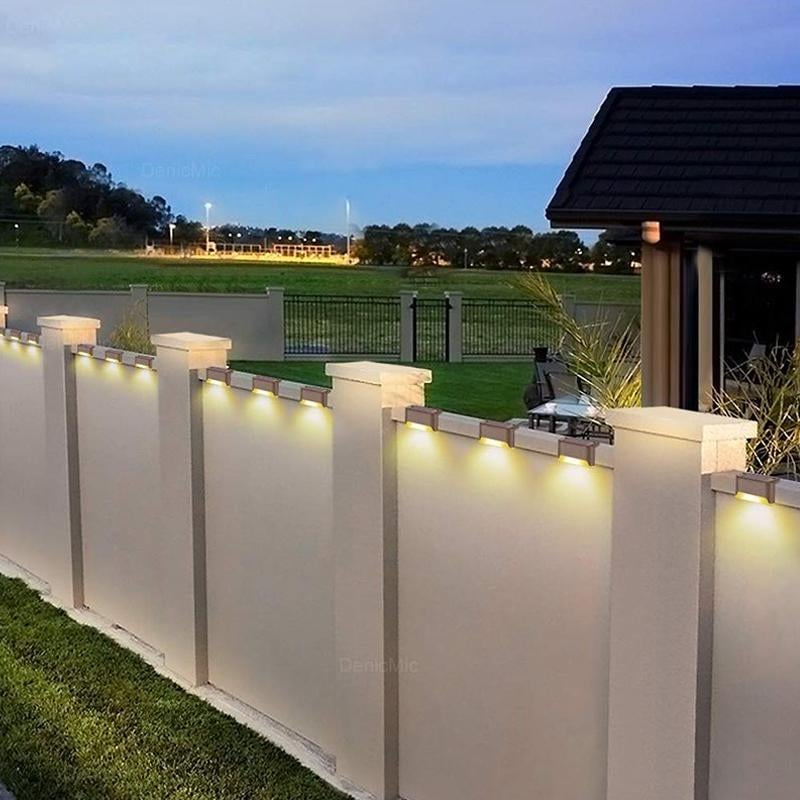 Green Solar Powered Garden Lights