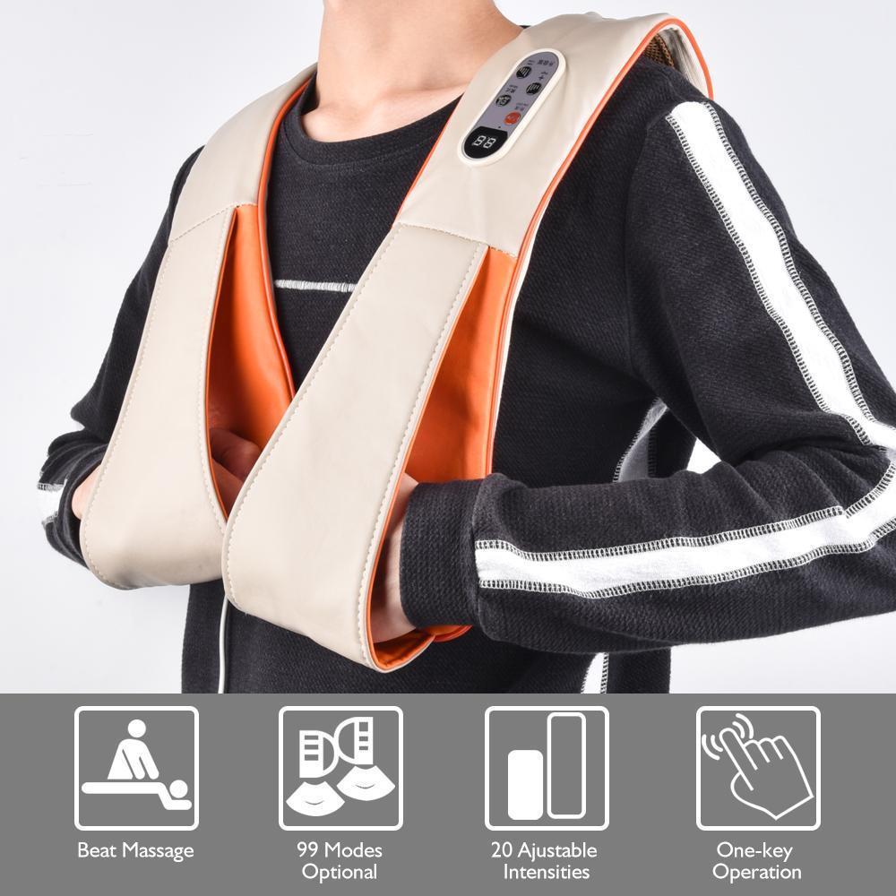 Warm Therapy Neck and Back Massager Cushion