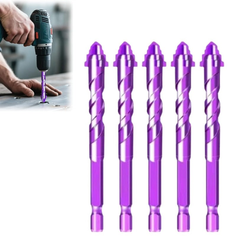 High Quality 4-Piece Purple Drill Bit Set