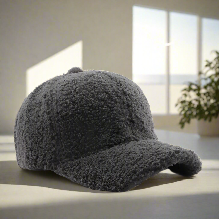 Cuddly Fuzzy Bear Beanie