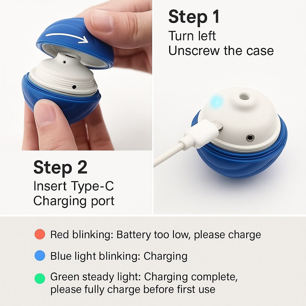 Fun Interactive Pet Ball Toy - Automatic Roller