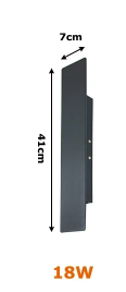 Weatherproof LED Wall Light IP65 Outdoor Strip