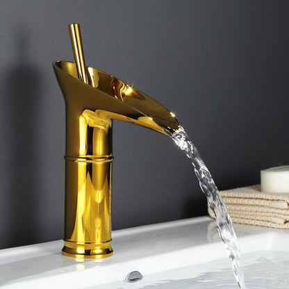 Stylish Bronze One Handle Bath Sink Faucet