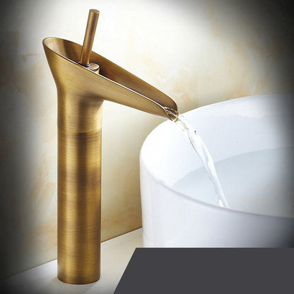 Stylish Bronze One Handle Bath Sink Faucet