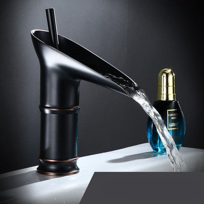Stylish Bronze One Handle Bath Sink Faucet