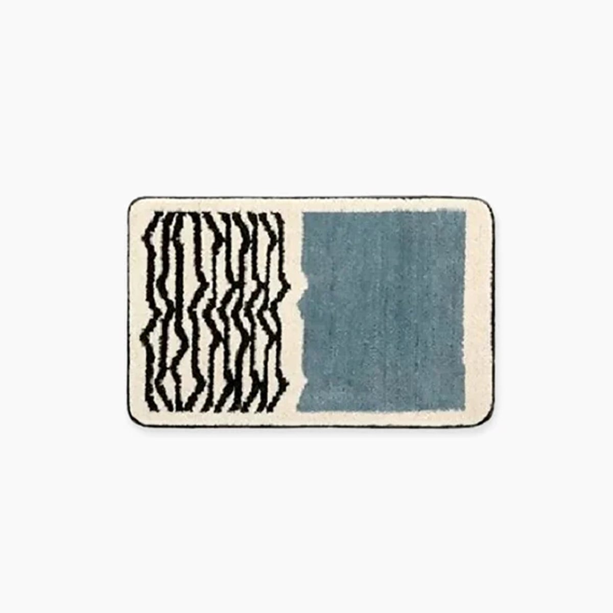 Plush Bathroom Mat with Grip Backing