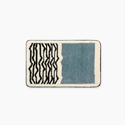 Plush Bathroom Mat with Grip Backing