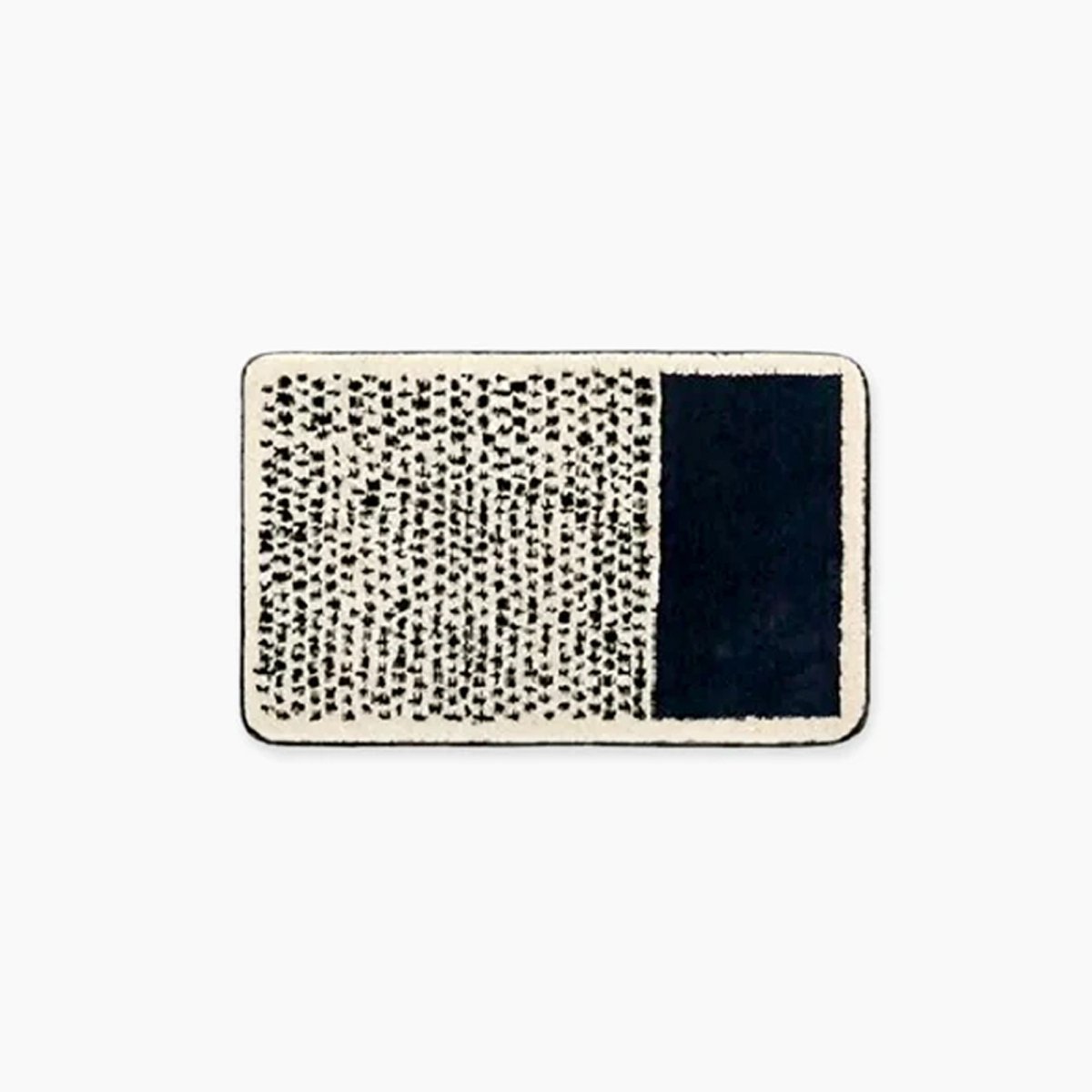 Plush Bathroom Mat with Grip Backing
