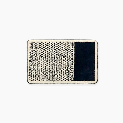 Plush Bathroom Mat with Grip Backing