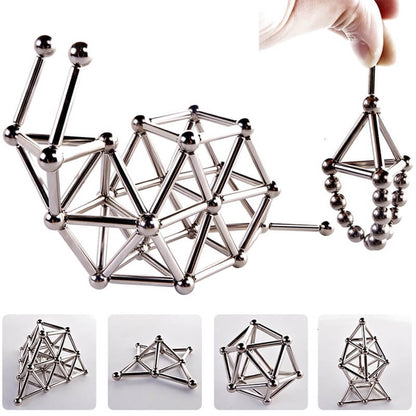 Colorful Children's Magnetic Construction Sticks