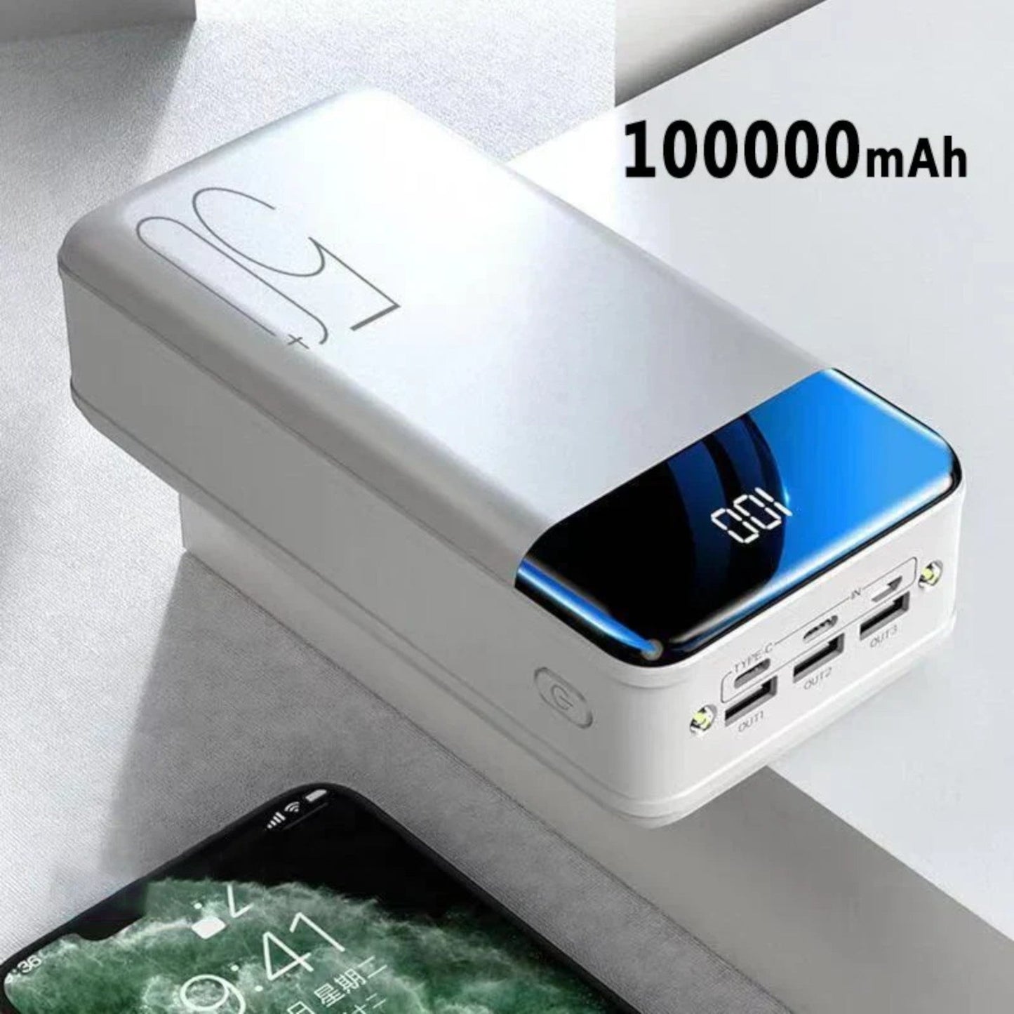 High Capacity 30000mAh Quick Charge Power Bank