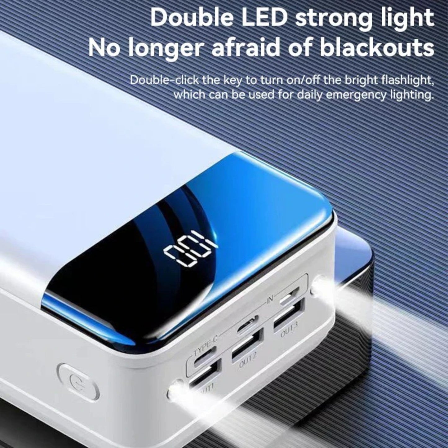 High Capacity 30000mAh Quick Charge Power Bank