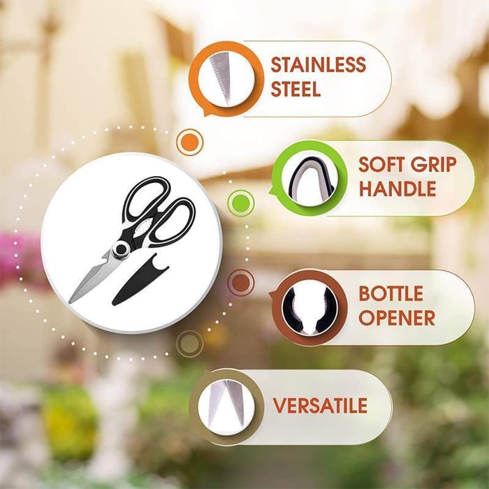 Sharp Kitchen Shears for Home Use