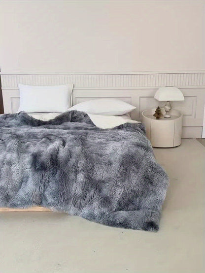 Cozy Faux Fur Warm Throw Blanket