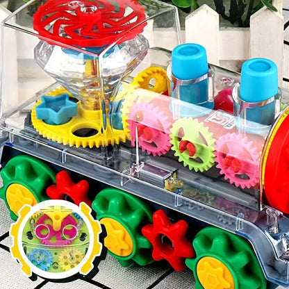 Musical Colorful Train Table Lamp