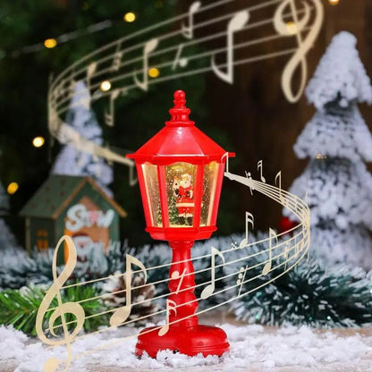 Sparkling Snow Globe Holiday Lamp