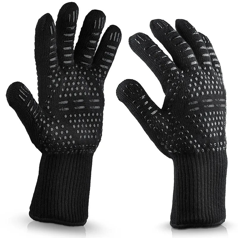 Durable Grill Gloves - Heat Proof BBQ Protection