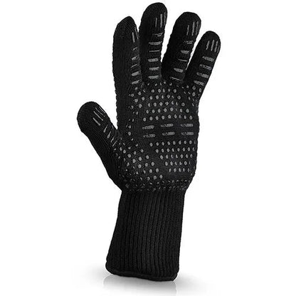 Durable Grill Gloves - Heat Proof BBQ Protection - Luxicro