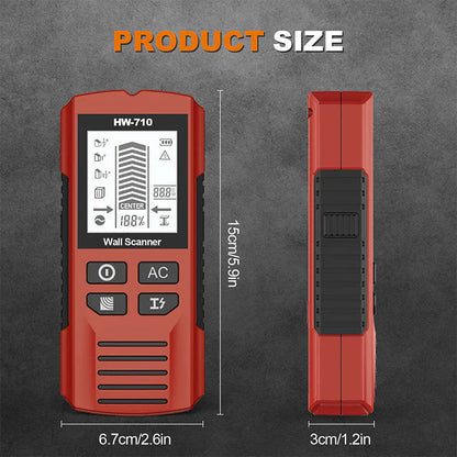 Precise Wall Wire and Pipe Finder Detector - Luxicro
