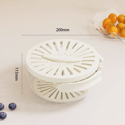 Folding Space Saving Laundry Basket with Flip Lid