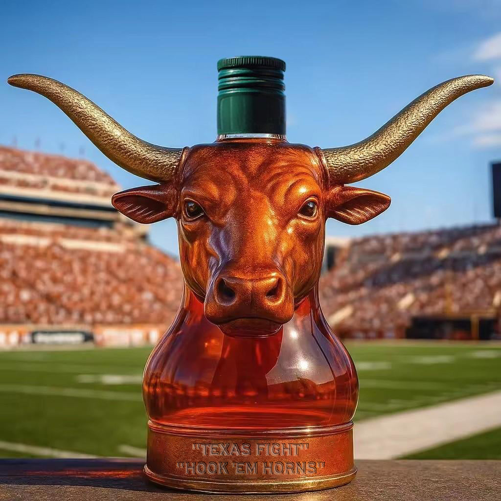 Authentic NCAA Whiskey Decanter Bottle