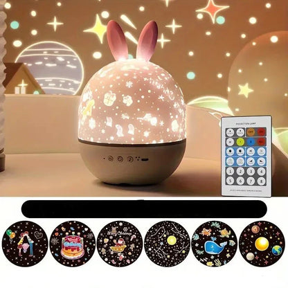 Cosmic Night Light Star Projector for Kids
