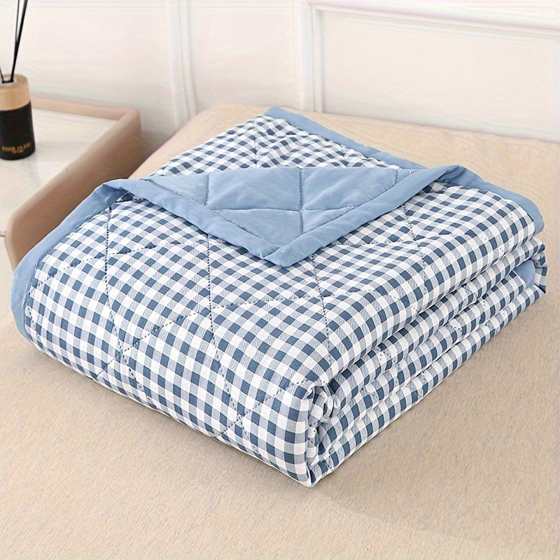 Soft Plaid Throw Blanket for Chill Nights
