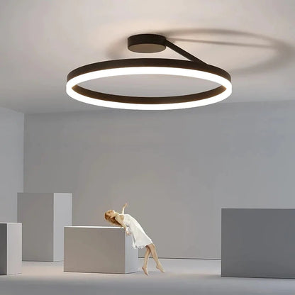 Luxury Golden Overhead LED Light