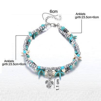 Boho Chic Coastal Anklet