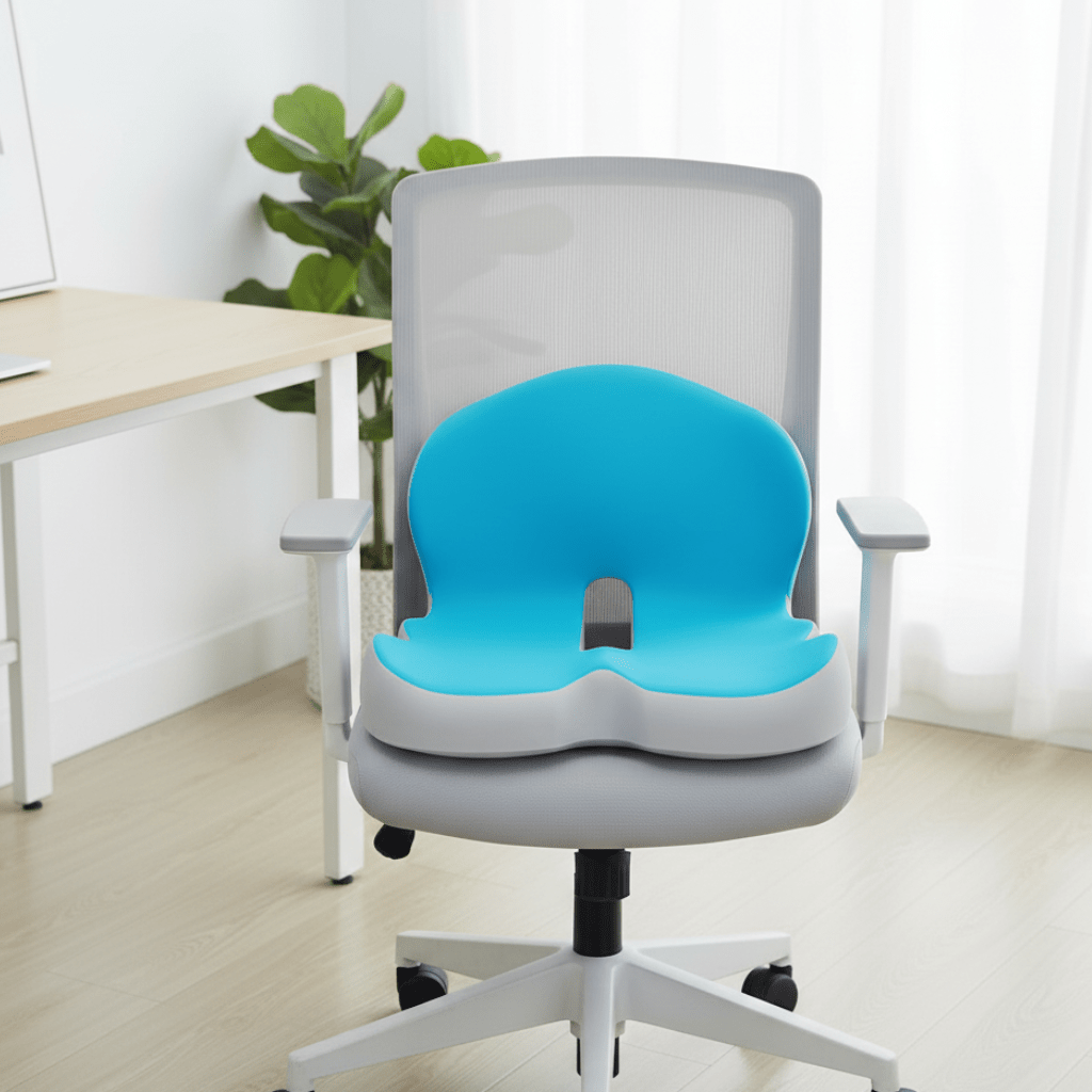 Comfort Back Support Pillow – Ergonomic Foam Cushion - Luxicro