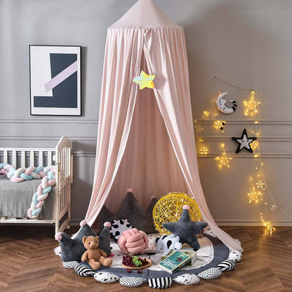 Cozy Kids Bed Canopy with Blackout Curtains