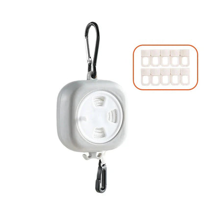 Compact Retractable Indoor Outdoor Clothes Dryer Line