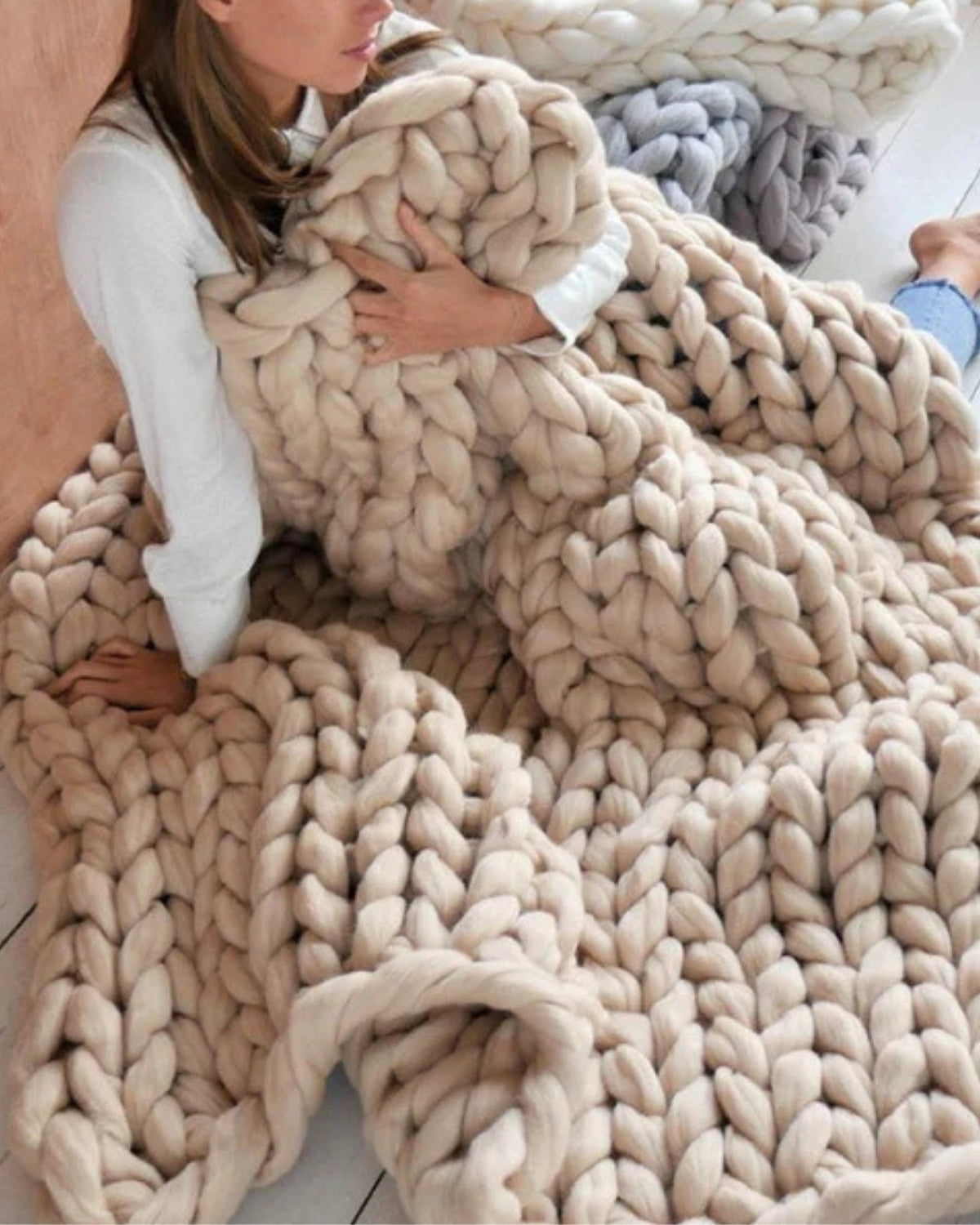 Soft Oversized Ladies Knit Sweater - Luxicro
