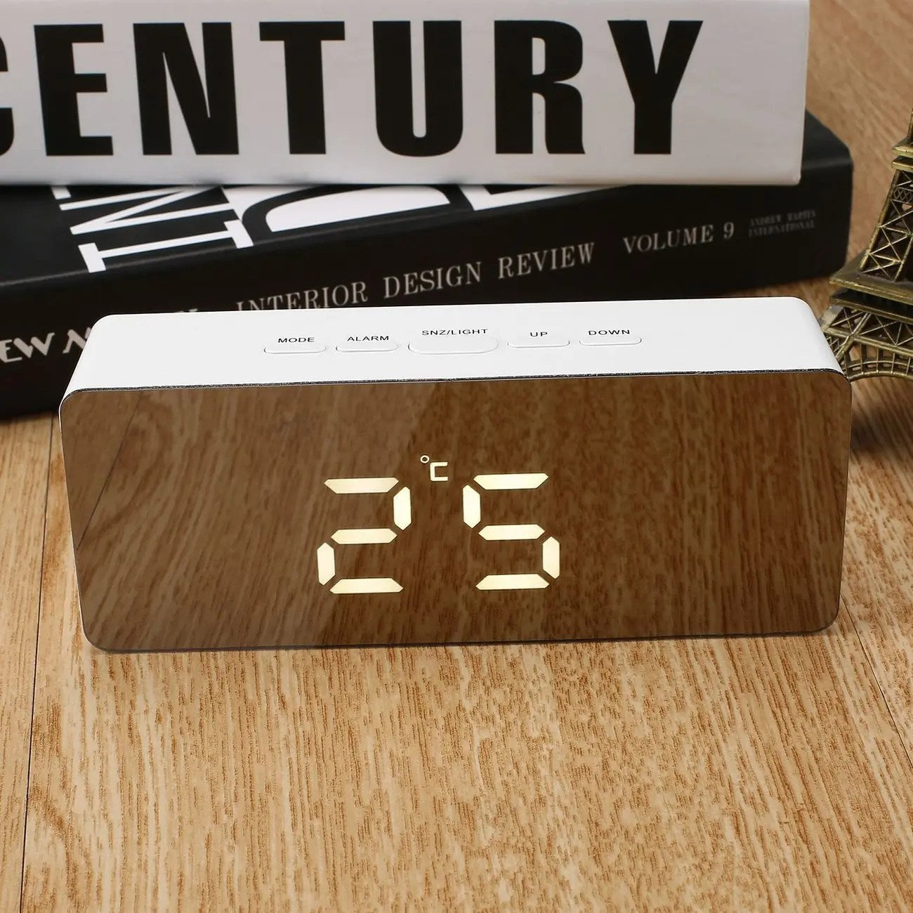 LED Alarm Clock with Temperature and Touch Control