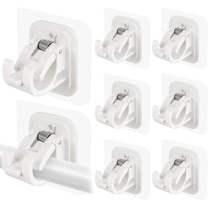 Simple Install Curtain Rod Holders No Drill Needed