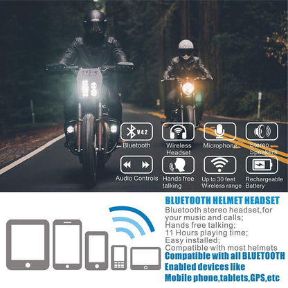 Compact Lightweight Helmet Headphones