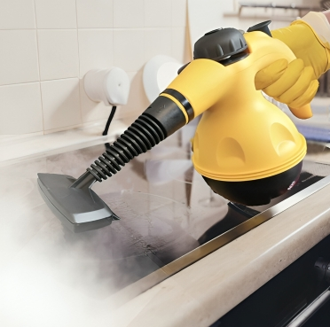 Heavy Duty Steam Mop with 8 Bonus Accessories - Luxicro