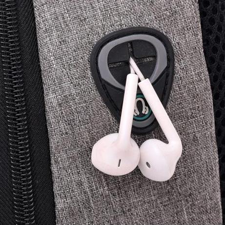Secure 3-Pin Lock Anti-Theft USB Backpack