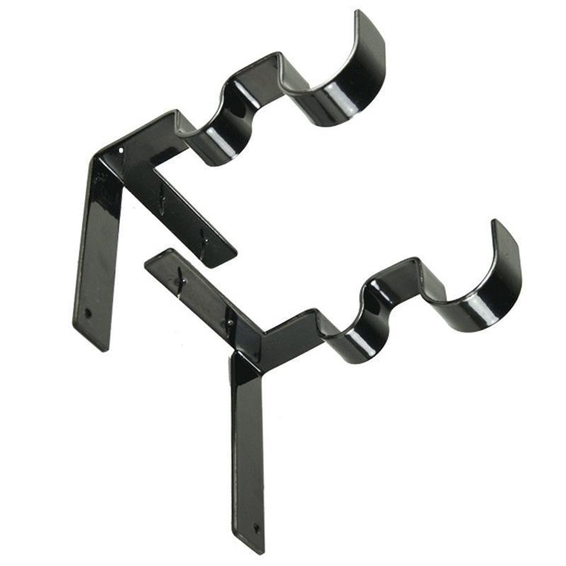 Simple Curtain Rod Wall Mount (2 Pack) - Luxicro