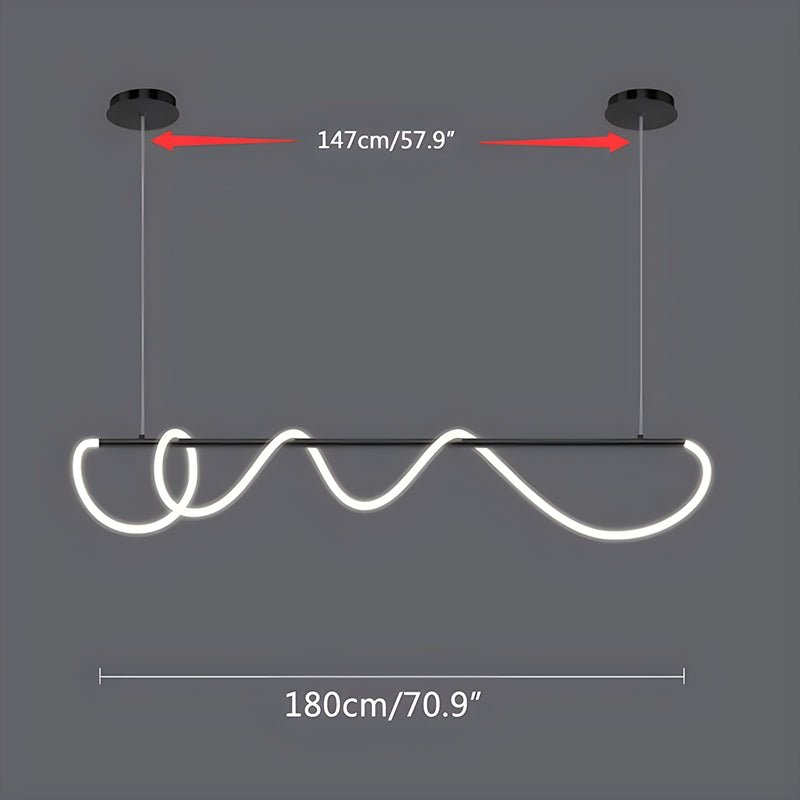Stylish Hanging Led Pendant Light for Kitchen Island