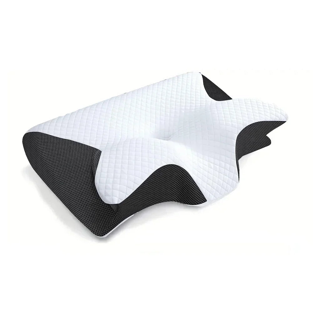 Contoured Neck Pillow For Back Support And Relief - Luxicro