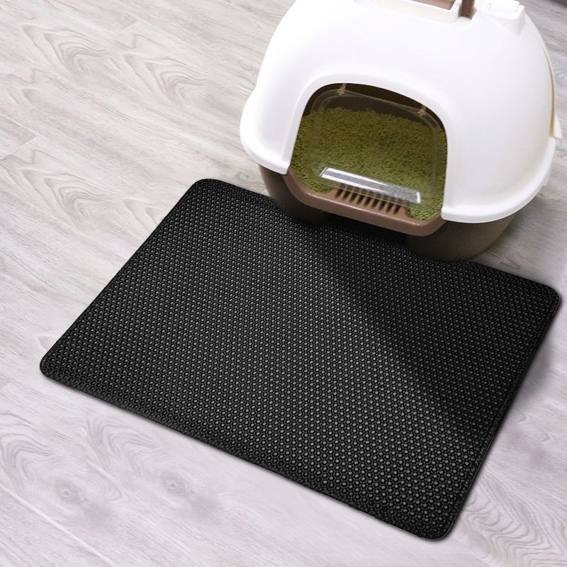 Easy Clean Cat Litter Mat with Non Slip Base