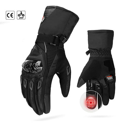 Durable Insulated Motorcycle Gloves for Winter Riding