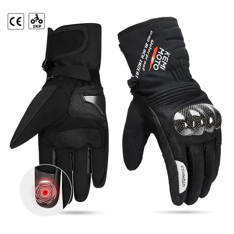 Durable Insulated Motorcycle Gloves for Winter Riding