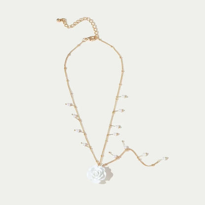 Delicate Fresh Bloom Pendant Necklace